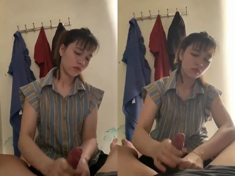 Anh trai đi vắng, ép vợ sắp cưới của anh trai sục buồi xuất tinh